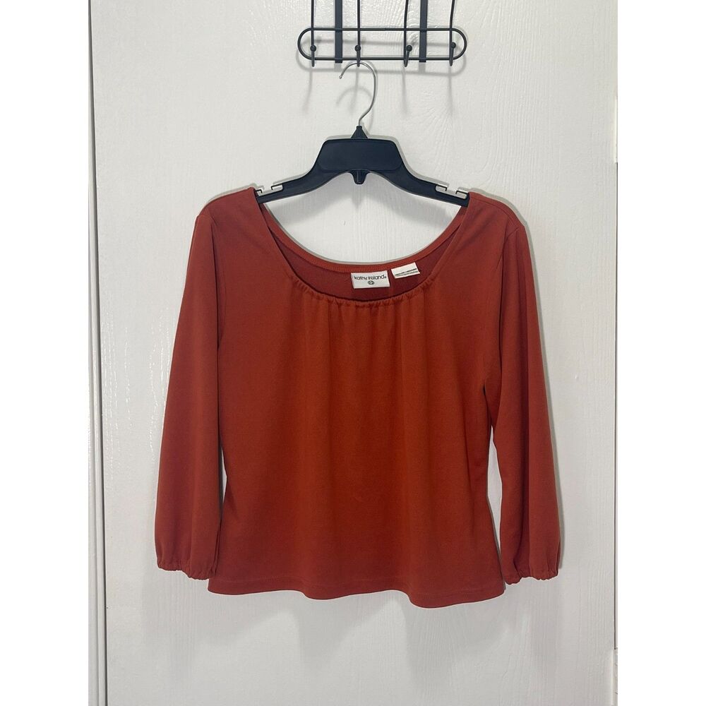 Kathy Ireland Women's Scoop Neck Top